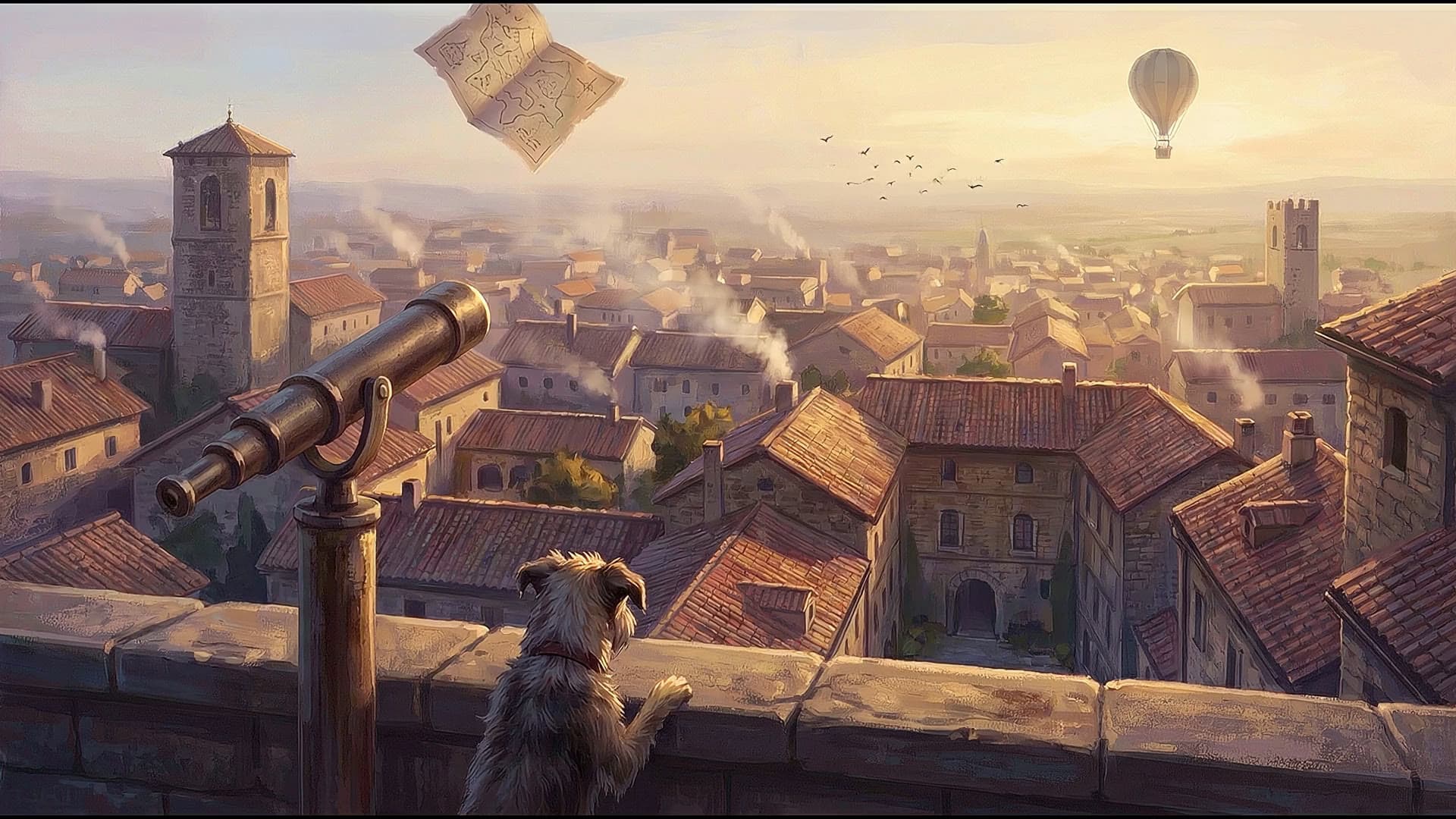 An open stone archway at dusk, the threshold between the city you know and the one waiting beyond